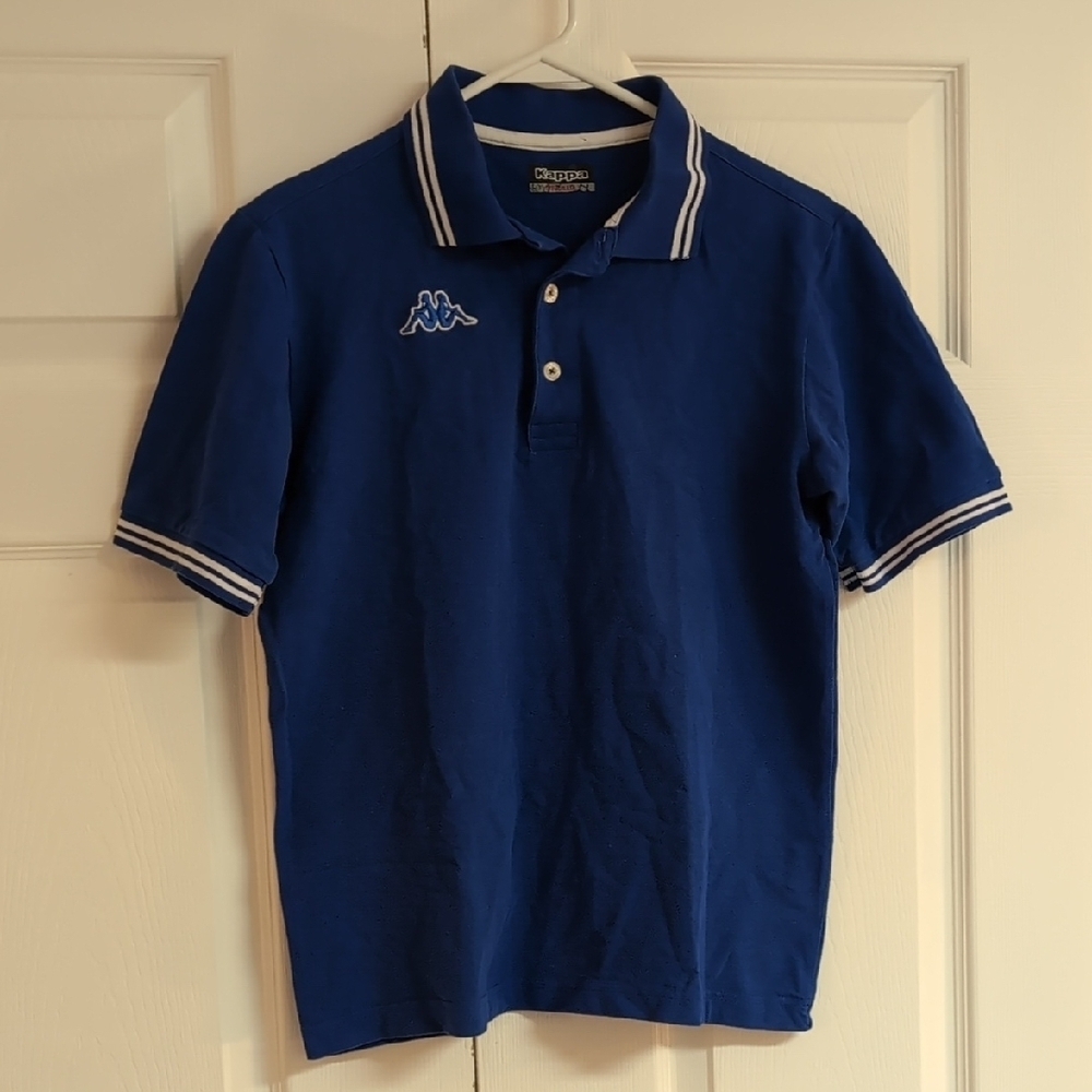 Kappa Blue Polo Shirt Vintage